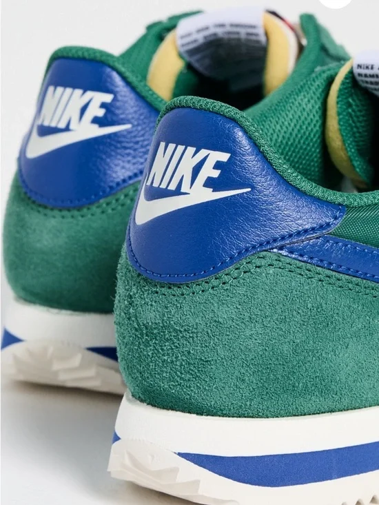 NWT Nike Cortez Evergreen/Royal size 7 - Picture 3 of 9